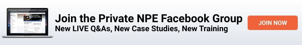 Join the Private NPE Facebook Group button