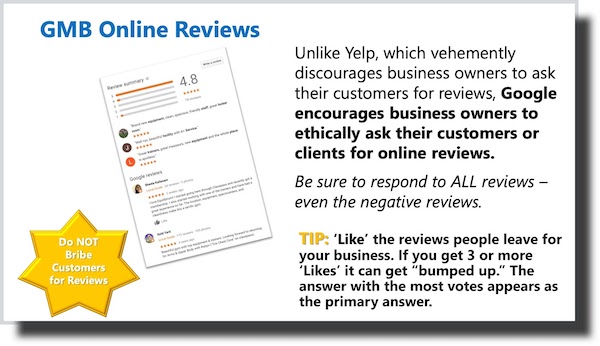 GMB Online Reviews